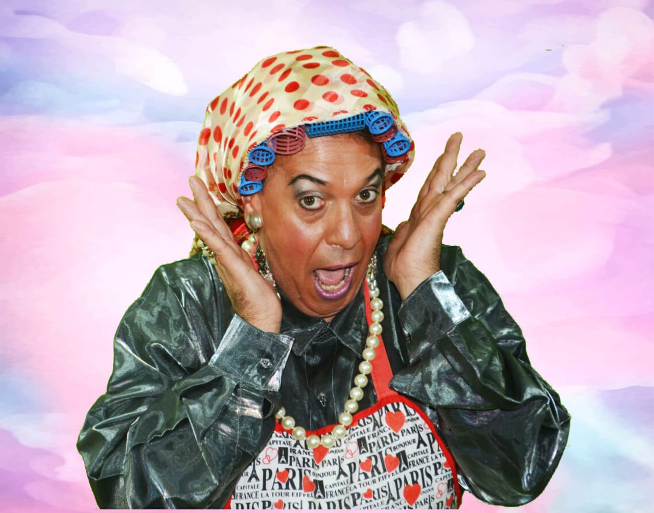 Dona Antonieta personagem para evento corporativo